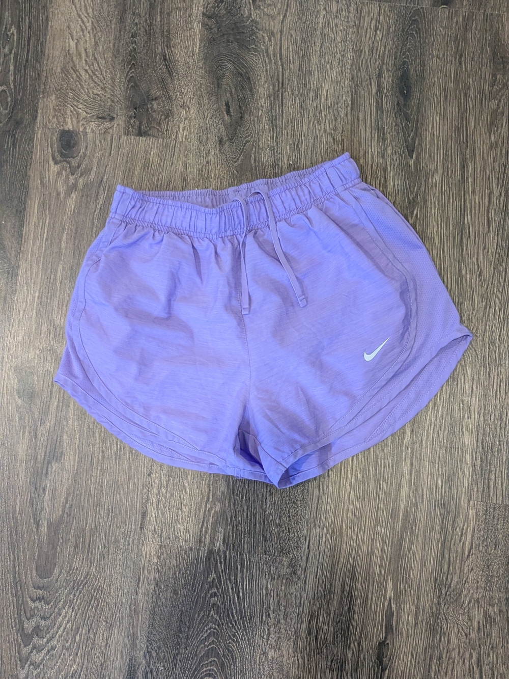 Nike Dri-Fit Lavender Athletic Shorts In XS